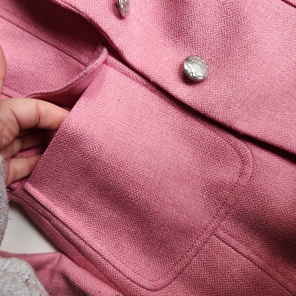 Banana Republic Pink Blazer Hacker Jacket - Size 4 petite - Picture 15 of 15